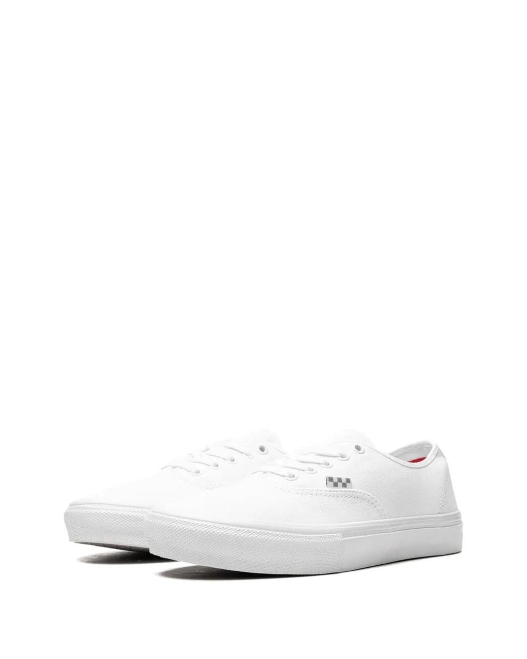Vans White Skate Authentic "True" Sneakers