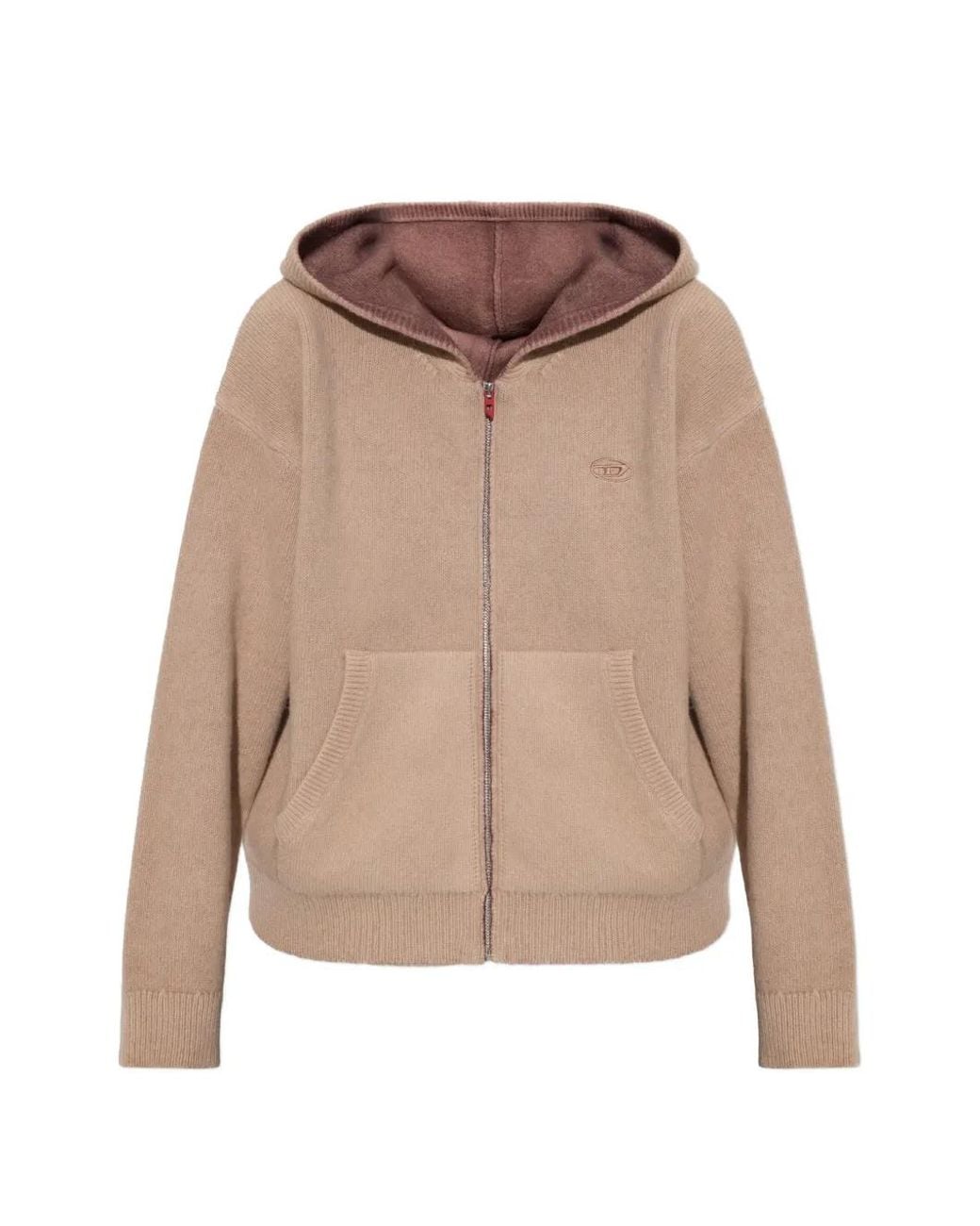 DIESEL Natural M-Pickly Zip-Up Hoodie