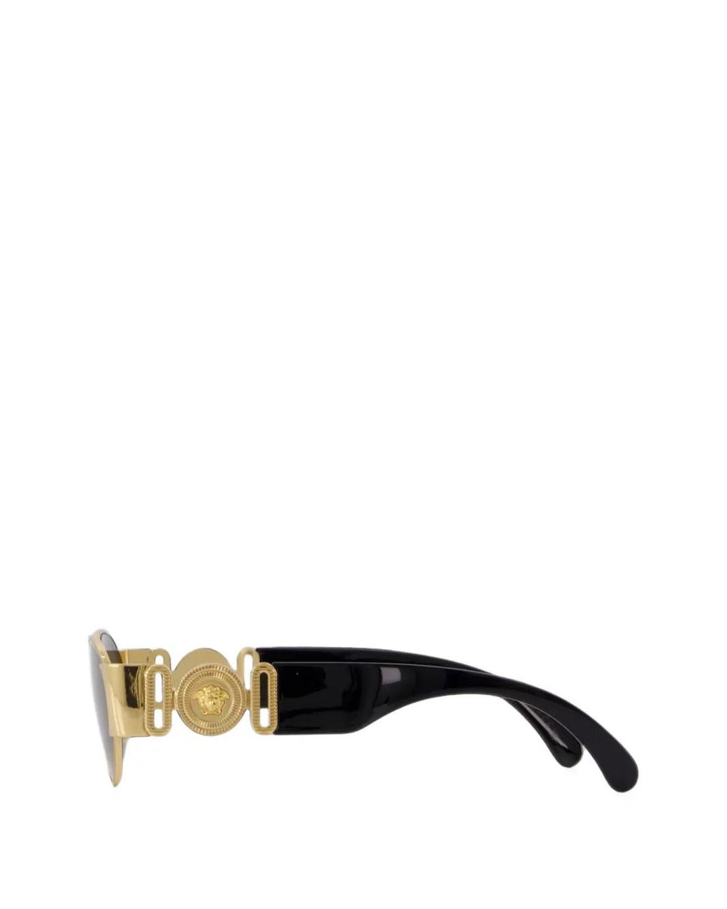 Versace Metallic Oval-Frame Sunglasses