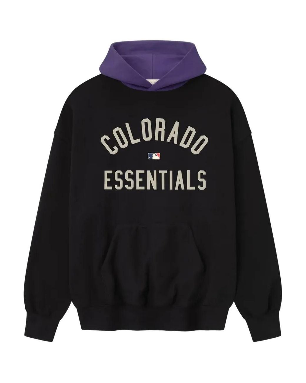 Fear Of God Blue X Mlb Rockies Logo Hoodie for men