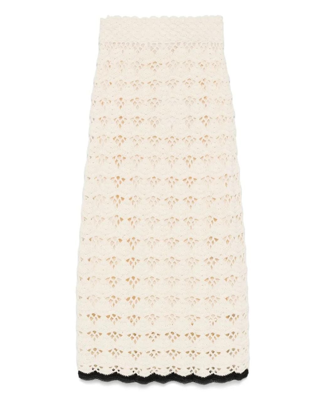 Zimmermann Rhiannon Midi-Rok in het Natural