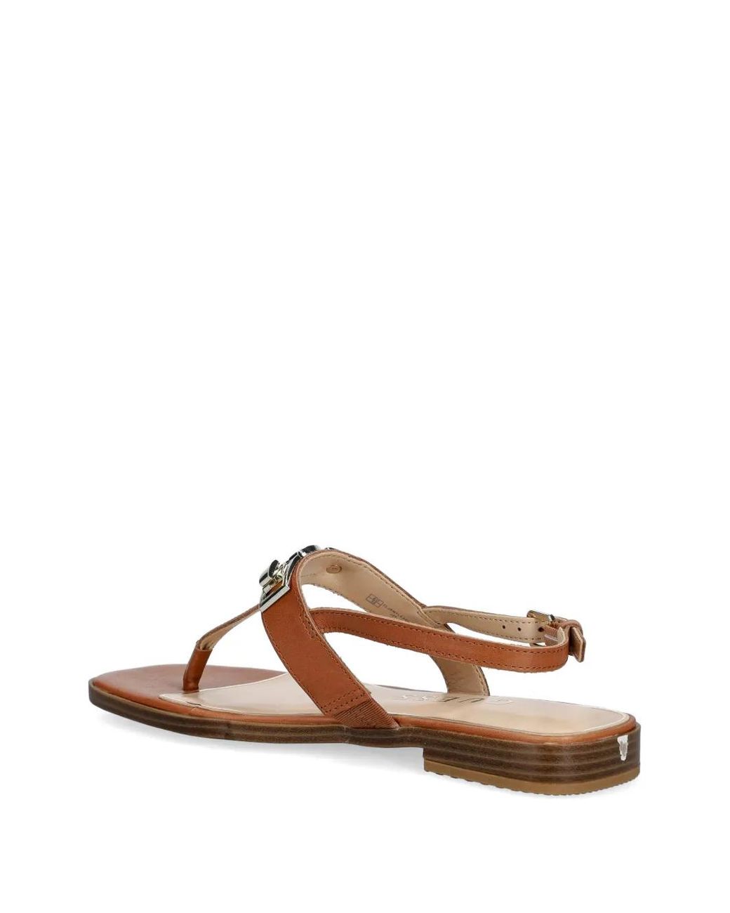 Guess Brown Ramiry Genuine Leather Sandals