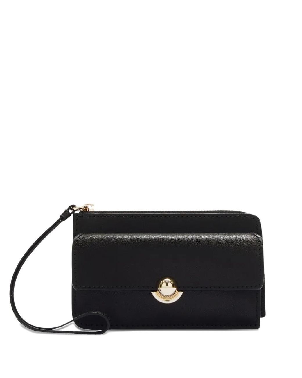 Furla Black Sfera Zip Card Case