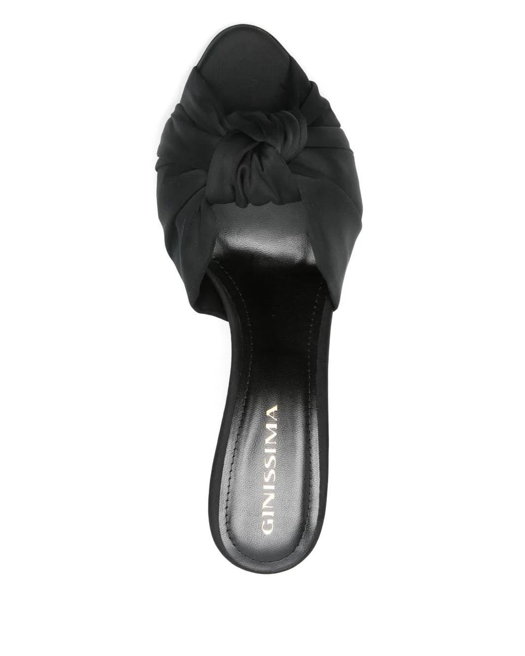 Ginissima Black Sofia Heeled Sandals