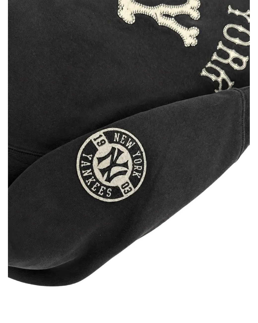 Champion Black X New York Yankees Logo-Patch Sweatshirt for men
