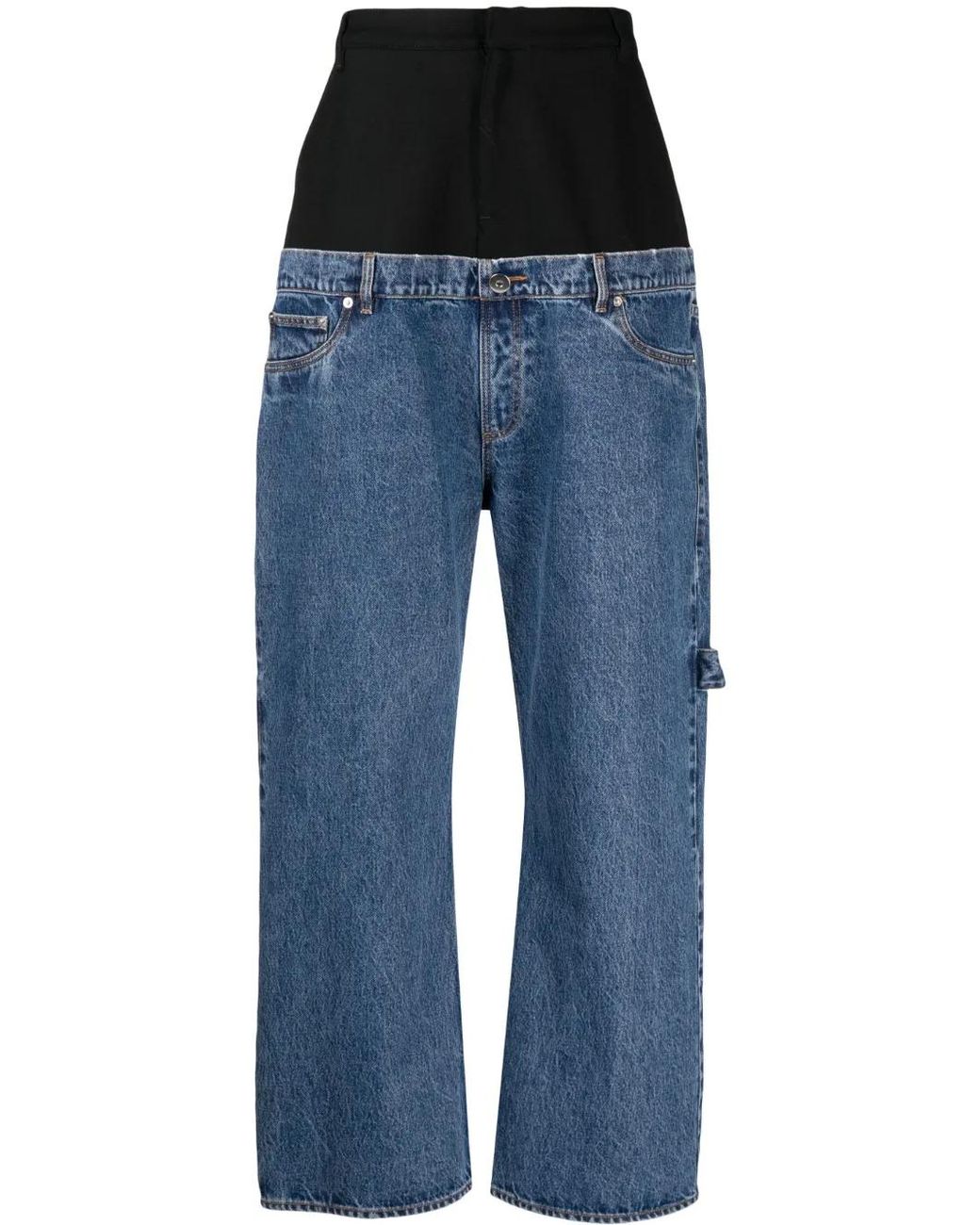 ROMEO HUNTE Blue Hybrid Sag Wide-Leg Jeans