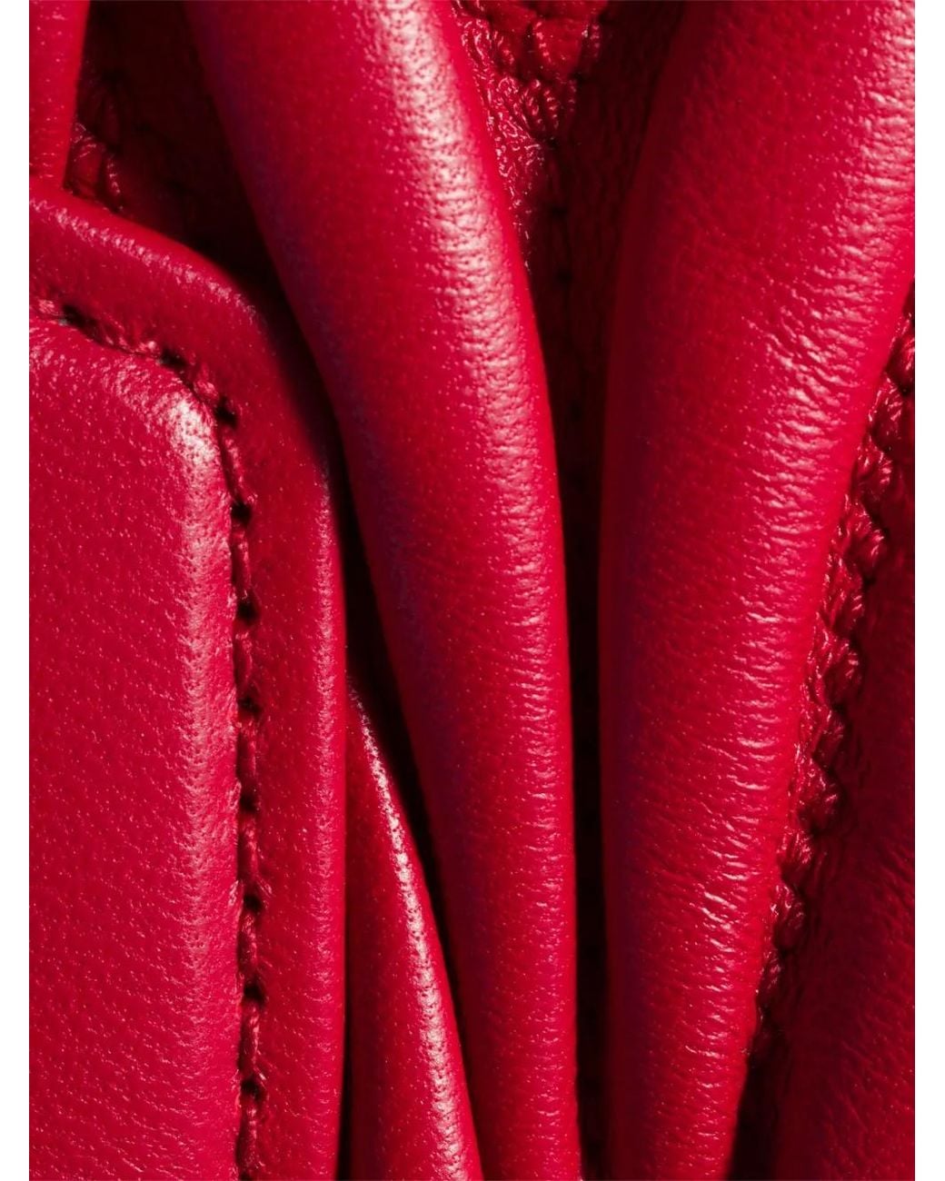 Miu Miu Red Arcadie Matelassé Nappa Leather Bag