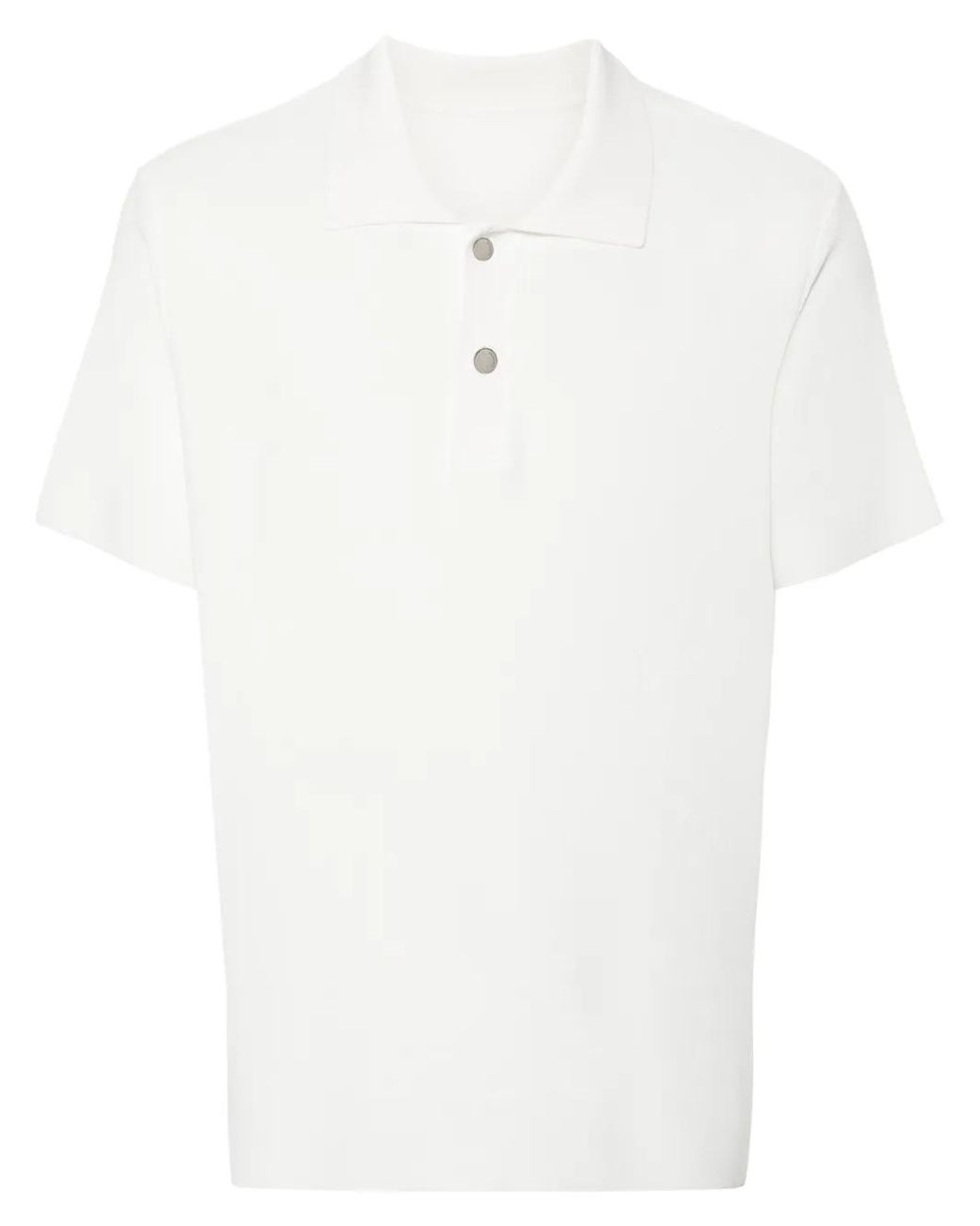 Jacquemus White Polo 'Maille' for men