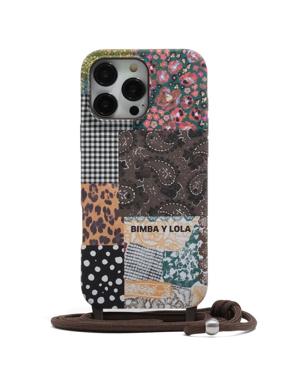 Bimba Y Lola Black Iphone 16 Pro Max Patchwork Hard Case