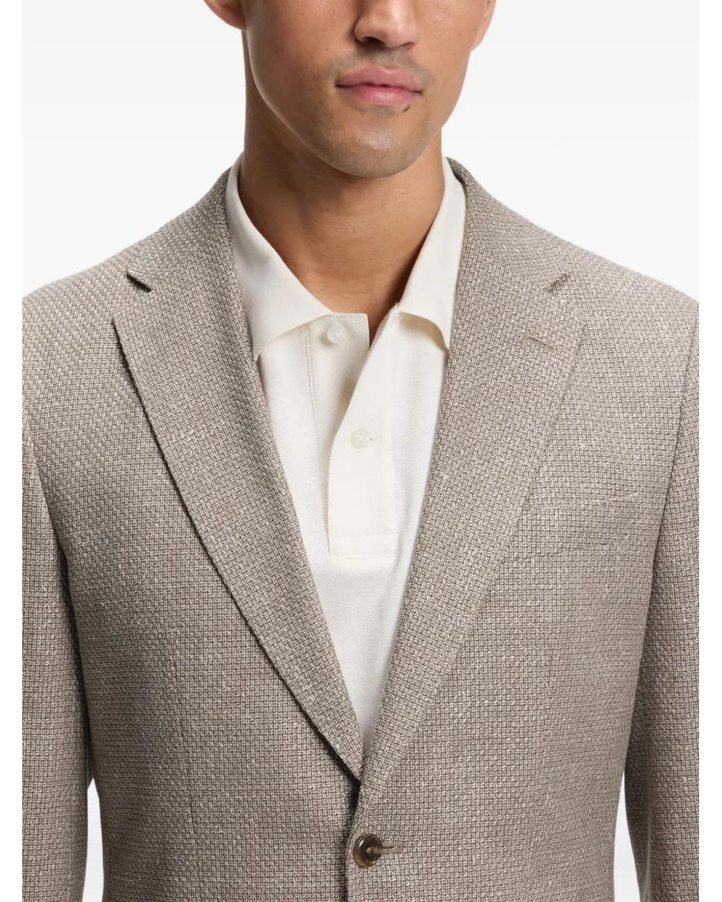 Boss Gray Slim-Fit Blazer for men