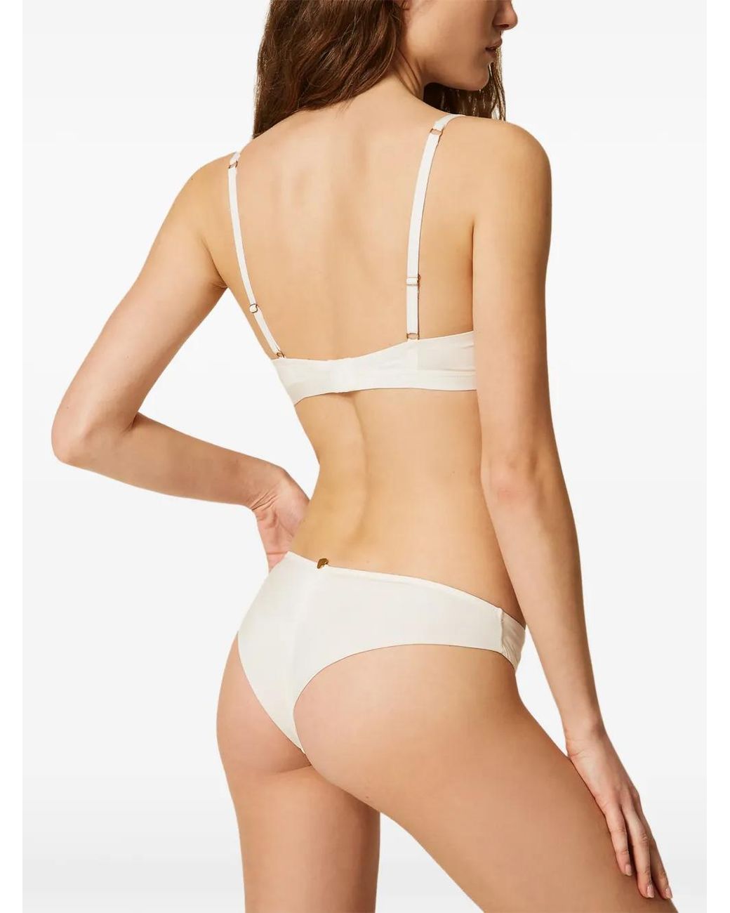 Twinset Natural Charmeuse Triangle Bra