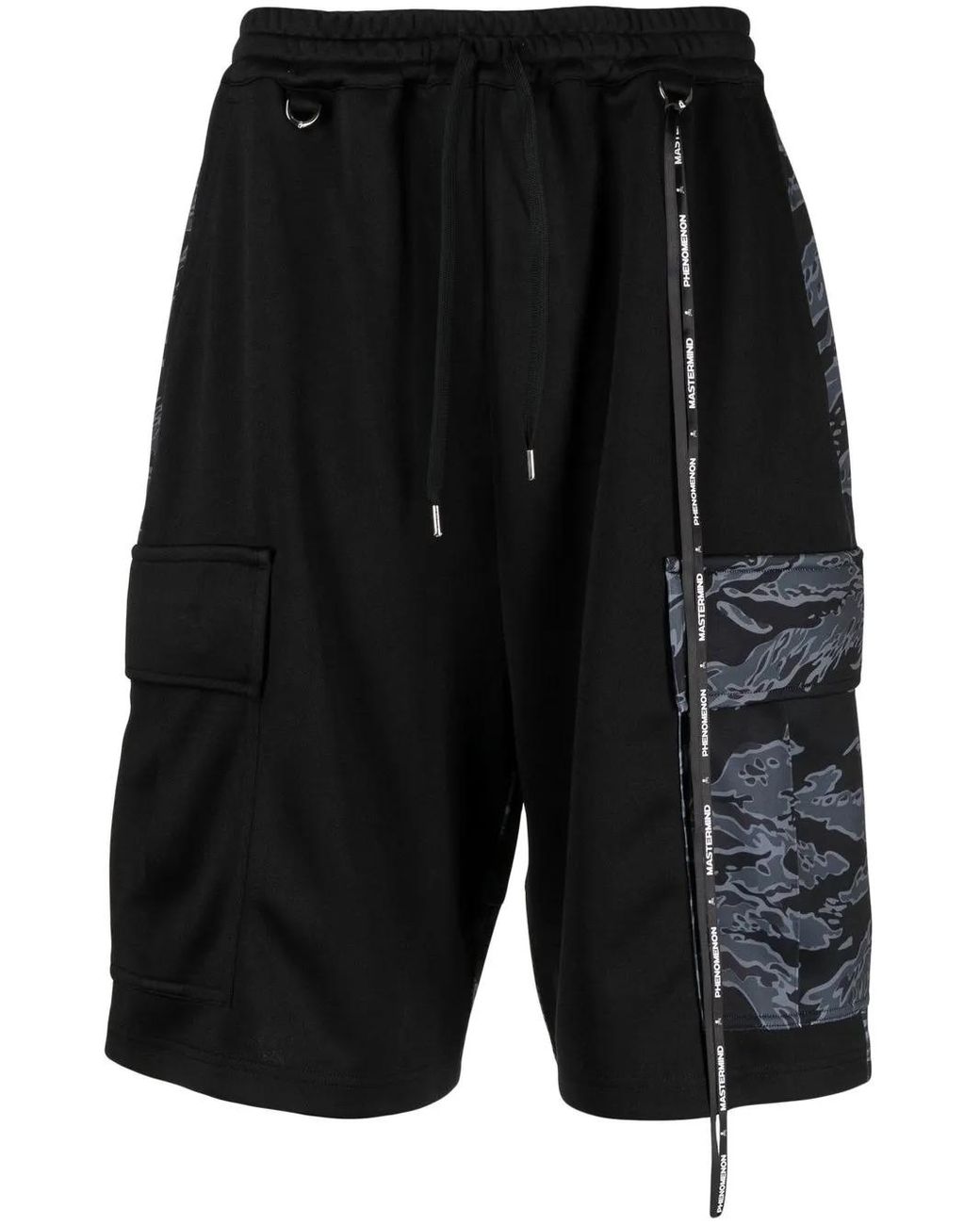 Bermudas Cargo Con Cordones MASTERMIND WORLD de hombre de color Black