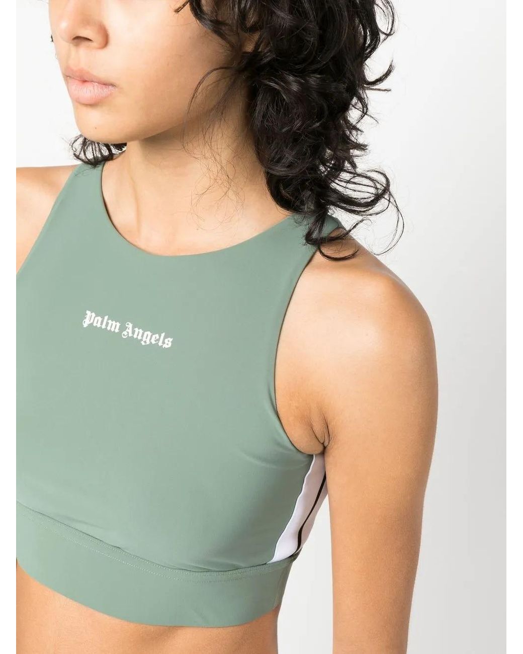 Palm Angels Trainingstop Met Logoprint in het Green