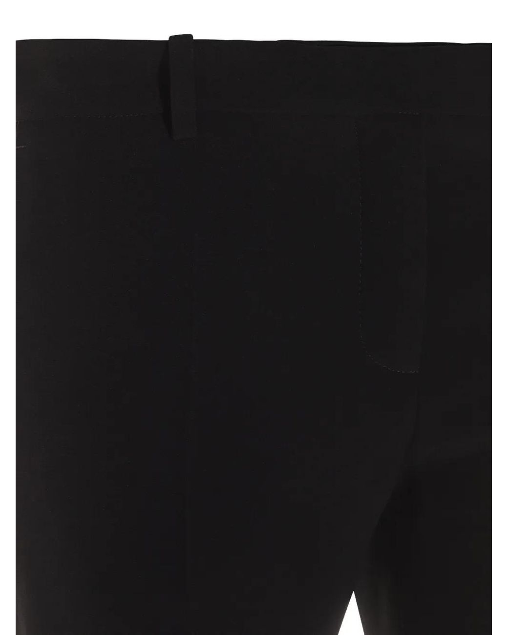McQueen Black Flared Trousers