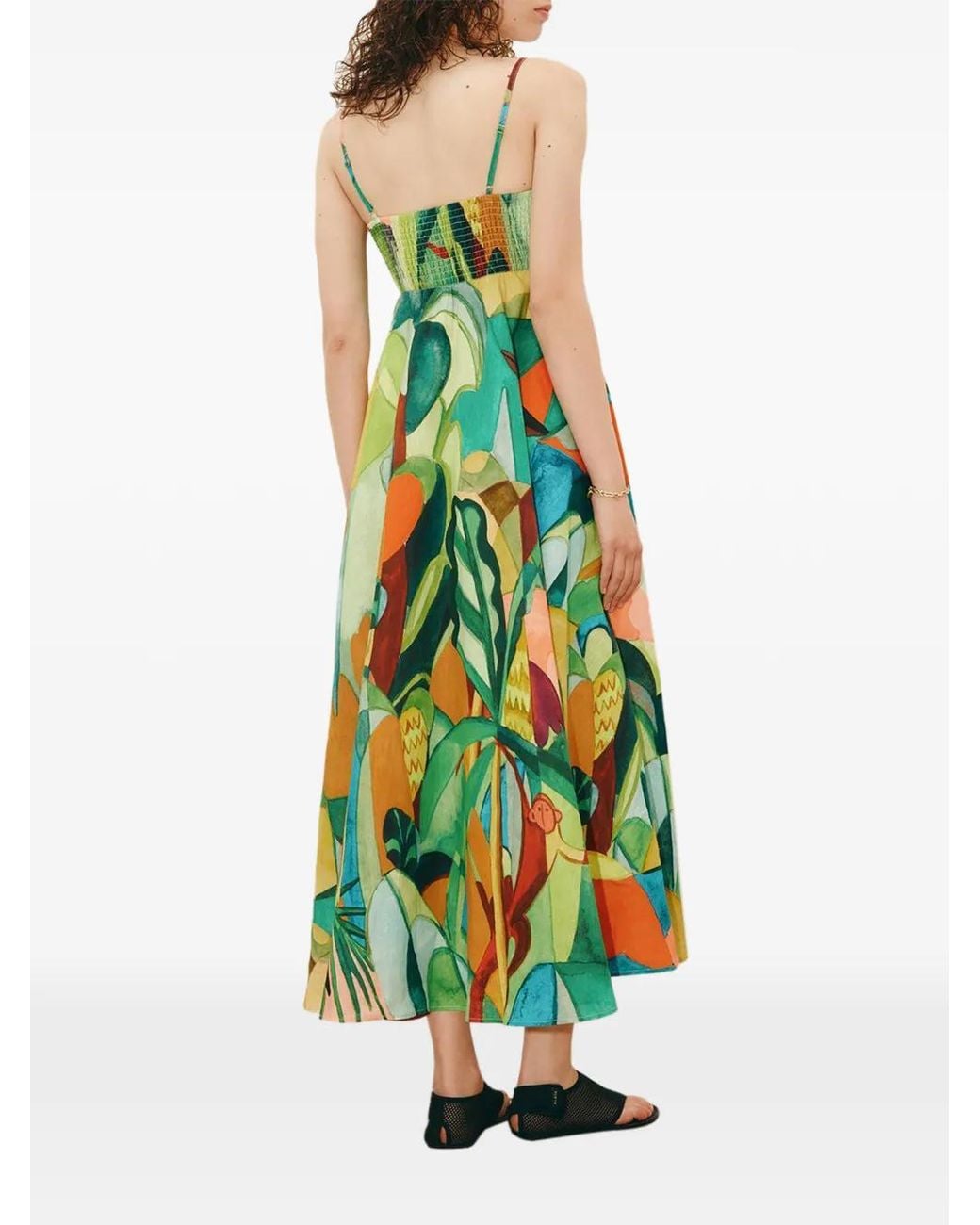 ALÉMAIS Green Mokshini Sundress