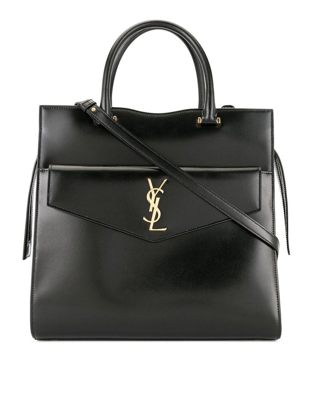 Saint Laurent Large Uptown Tote Bag in Black Lyst