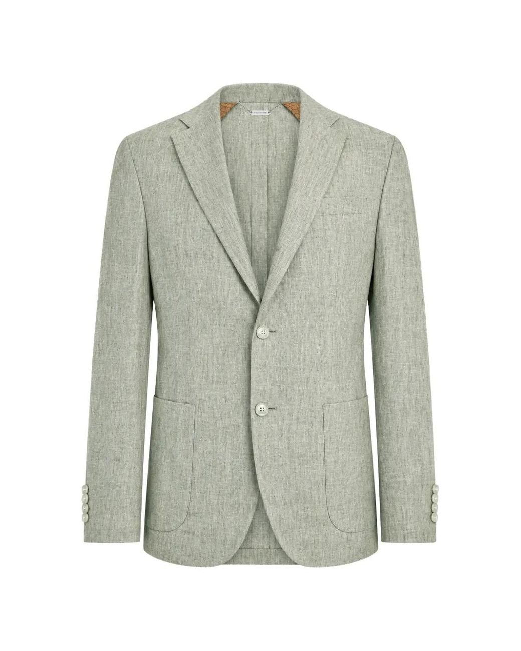 Billionaire Green Oscar Linen Blazer for men