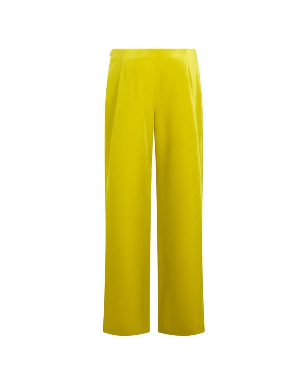 Philosophy Di Lorenzo Serafini Yellow Dart-Detail Trousers
