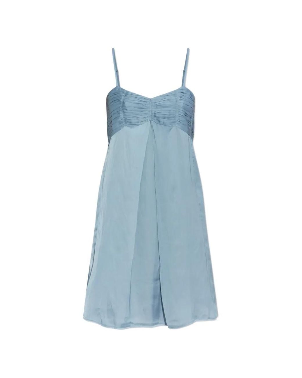 Zadig & Voltaire Blue Dress Rippies Satin