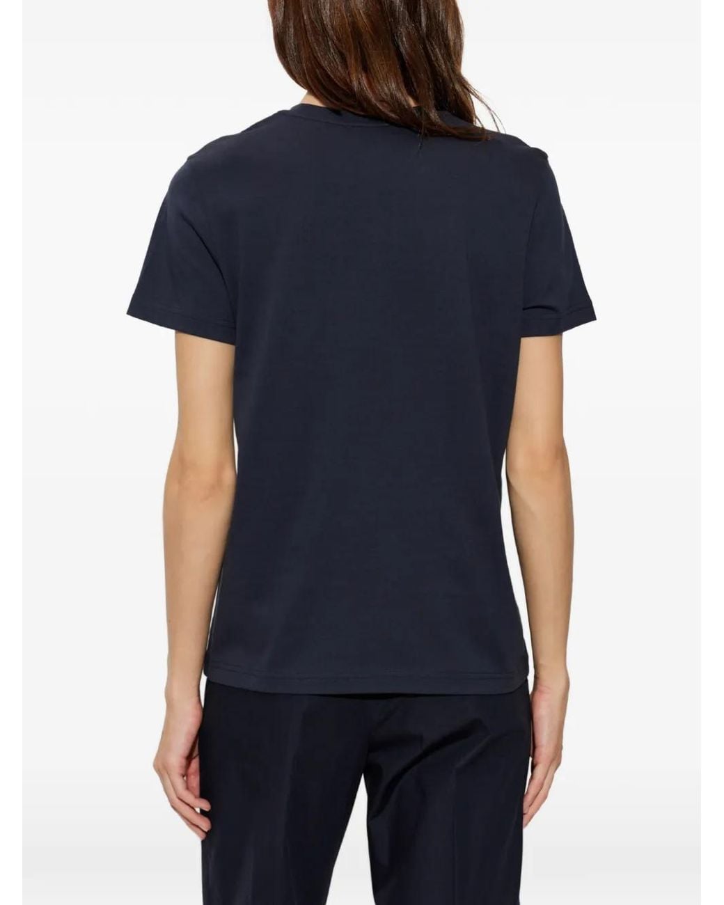 Moncler Blue Logo Patch Cotton T-Shirt (Pack Of Three)