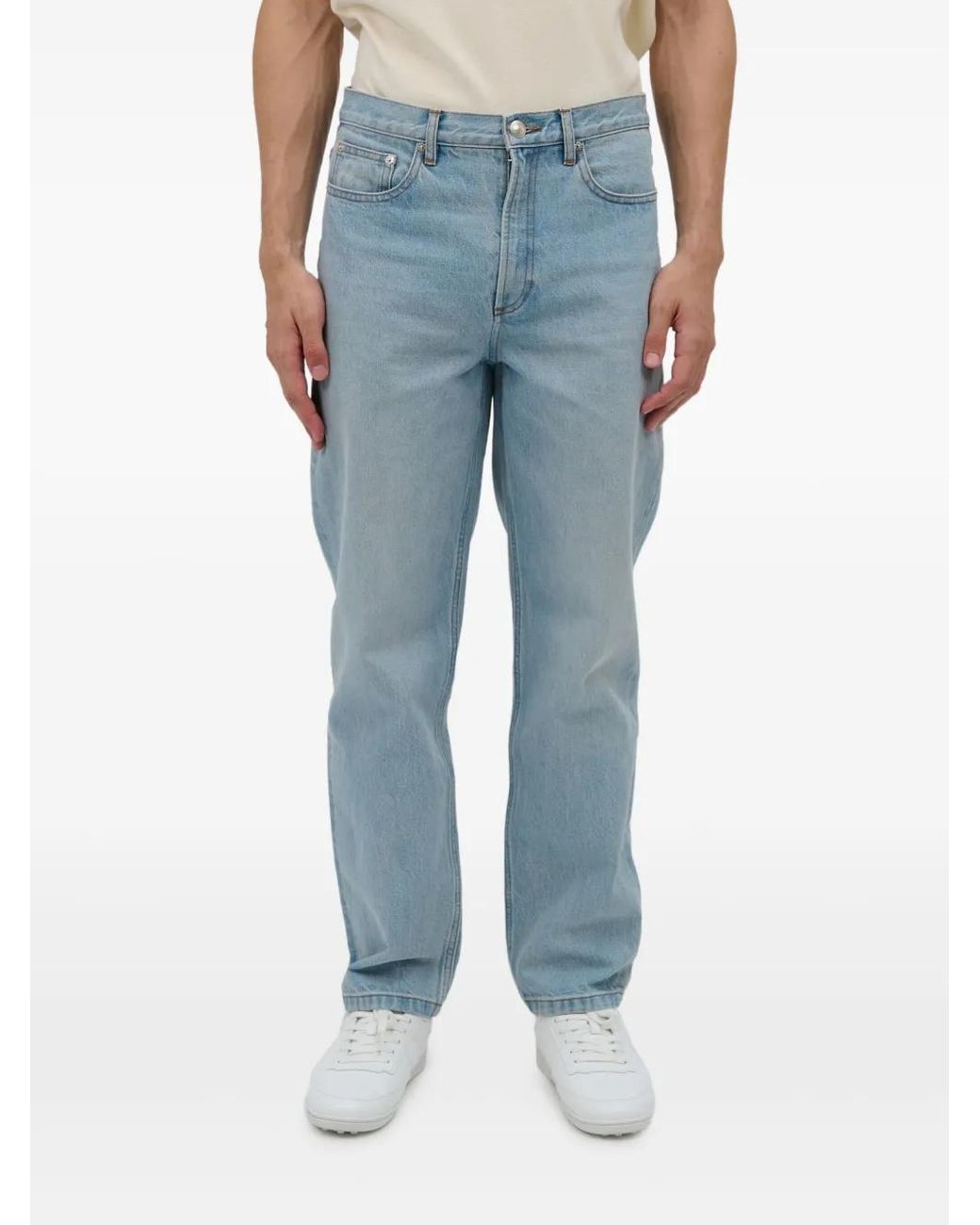 A.P.C. Blue Five-Pocket Jeans for men