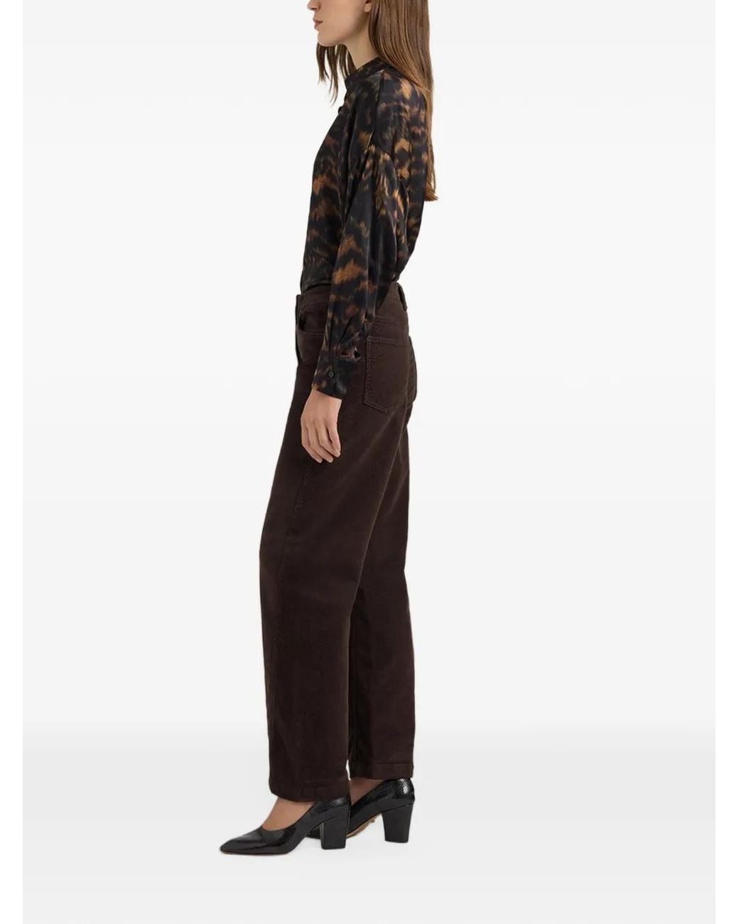 Momoní Black Ivo Velvet Trousers