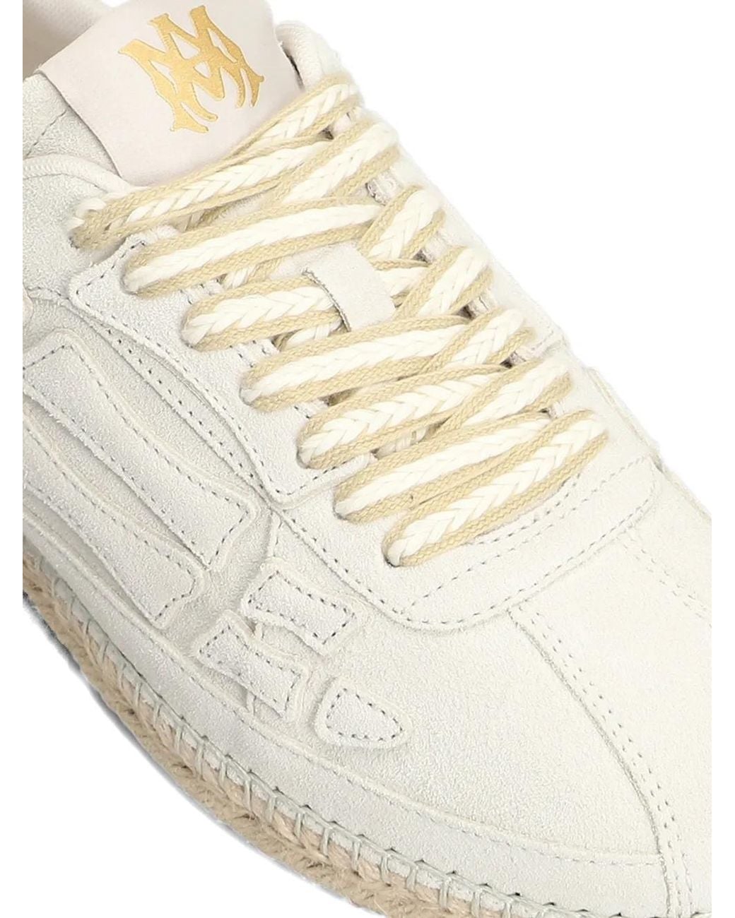 Amiri White Skeltop Espadrille Sneakers for men