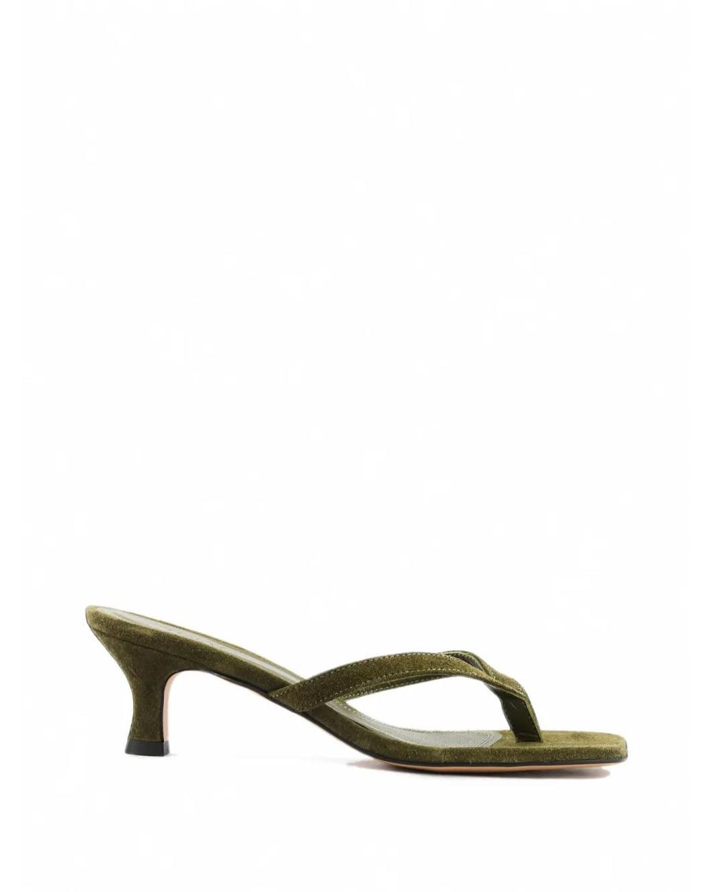 Toral Shoes Green Rocio Thong Sandals