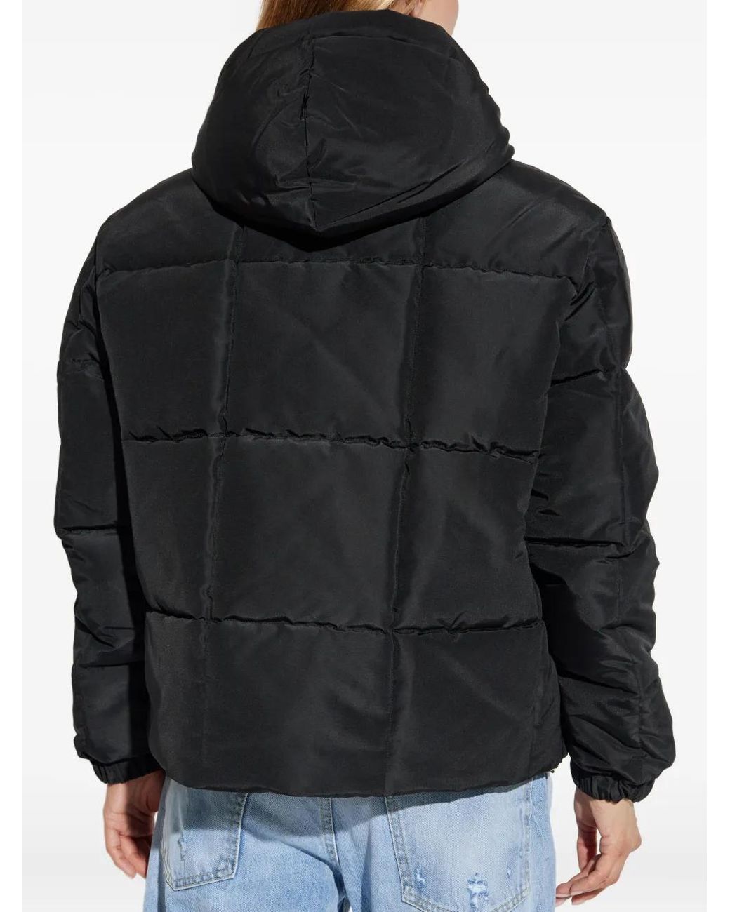 EA7 Black Doudoune À Logo Imprimé