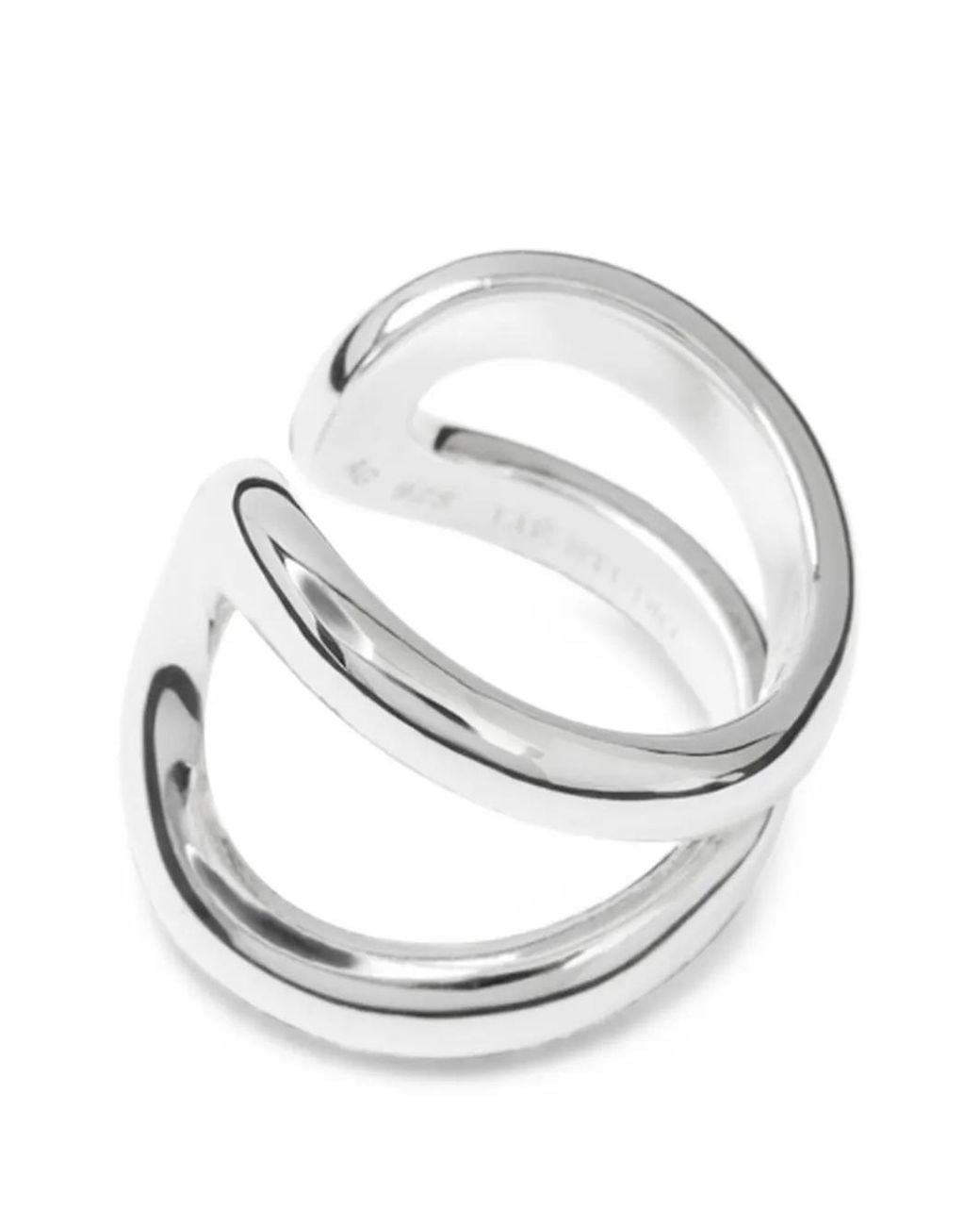 LIE STUDIO White Alma Sculpted Ring