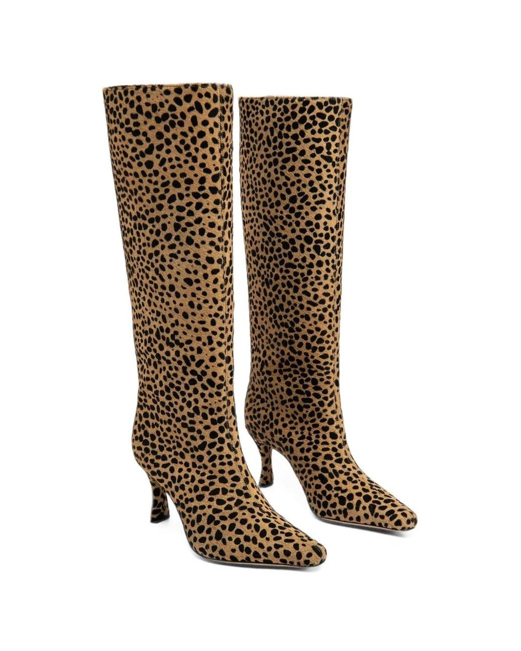 By Far Metallic Stevie Knee-High Boots