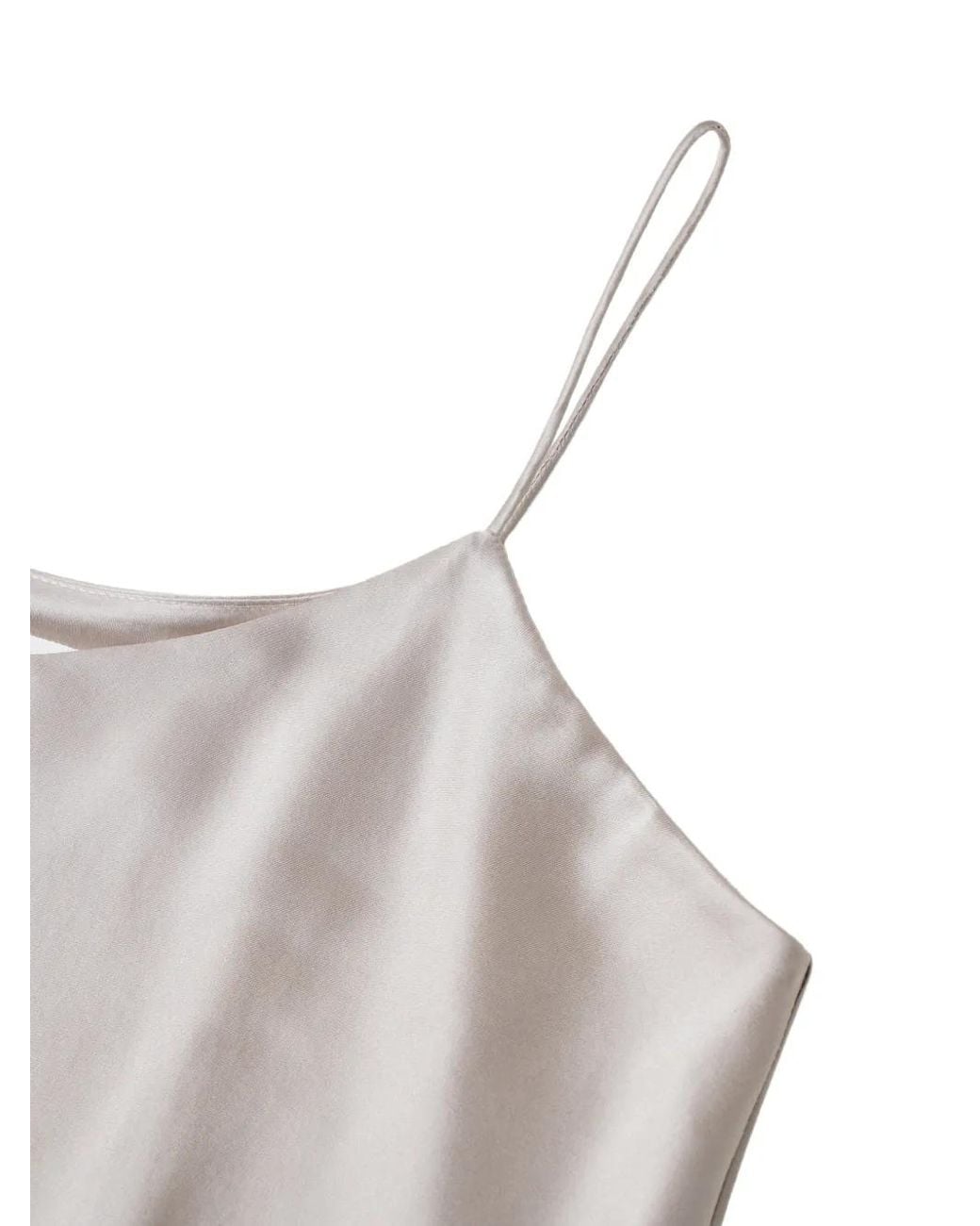 IVORY PARIS Gray Sleeveless Blouse