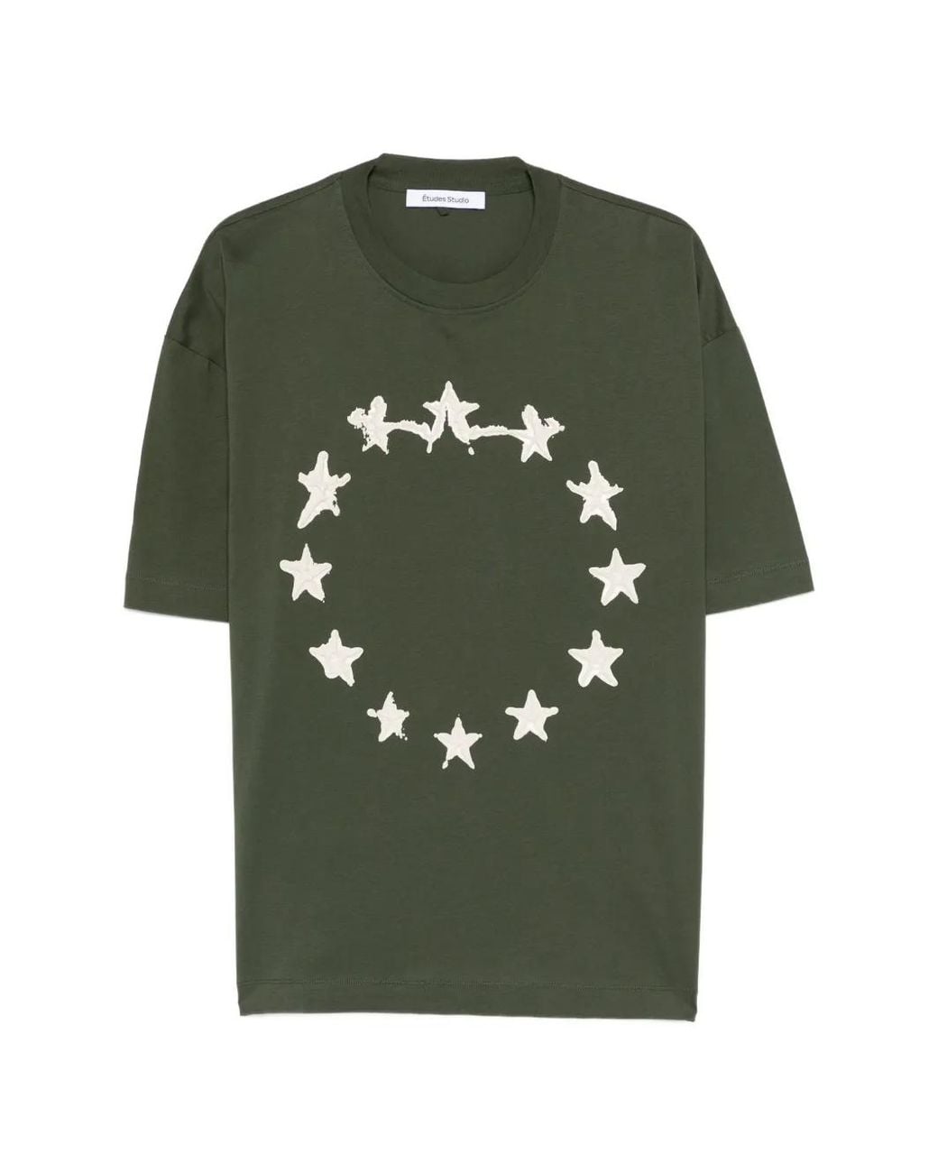 Etudes Studio Green Star-Graphic T-Shirt