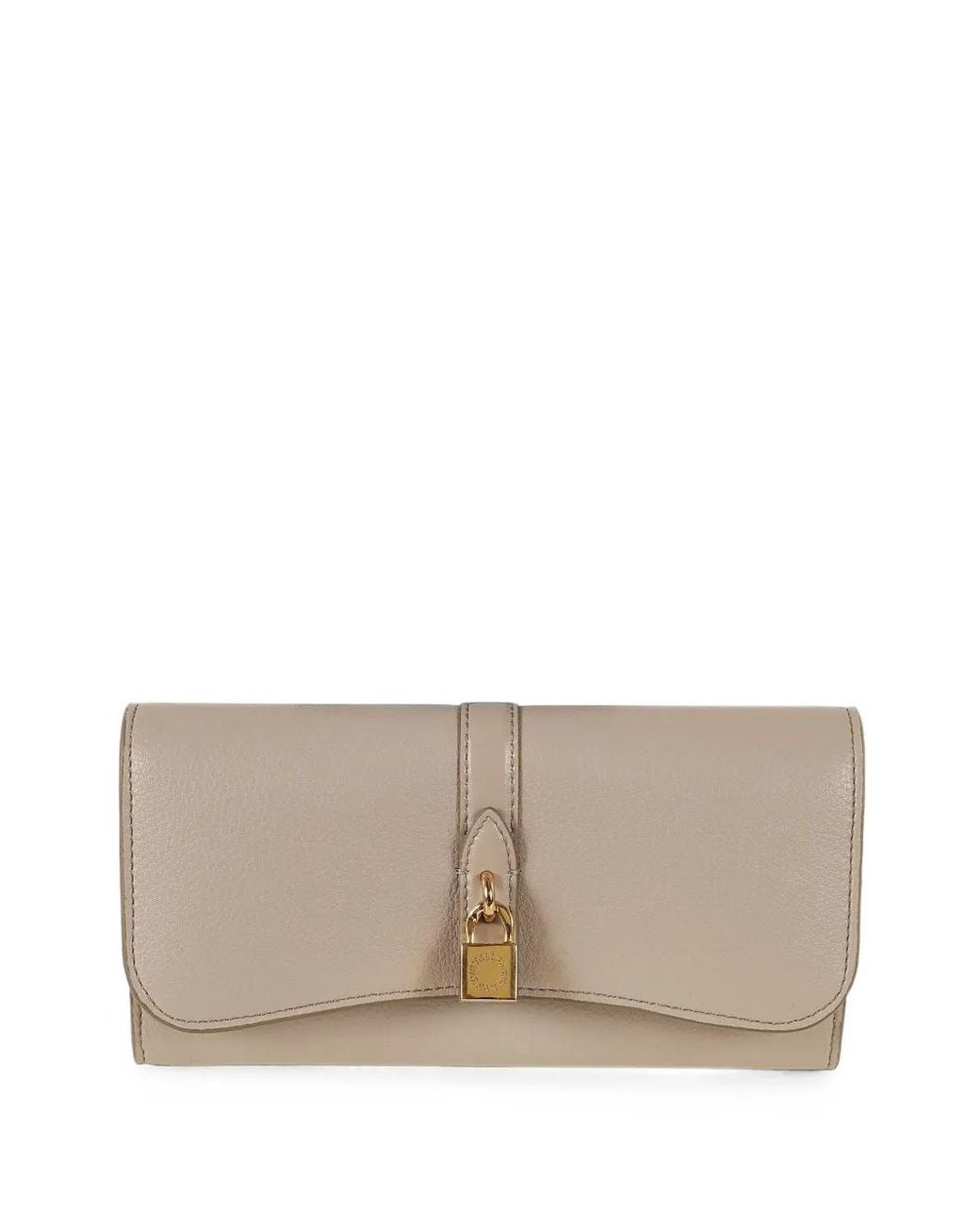 Stella McCartney Gray Ryder Padlock-Detail Long Wallet
