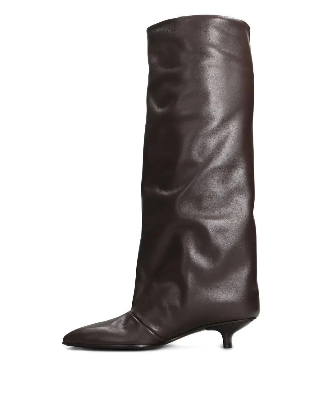 Vicini Gray Square-Toe Boots
