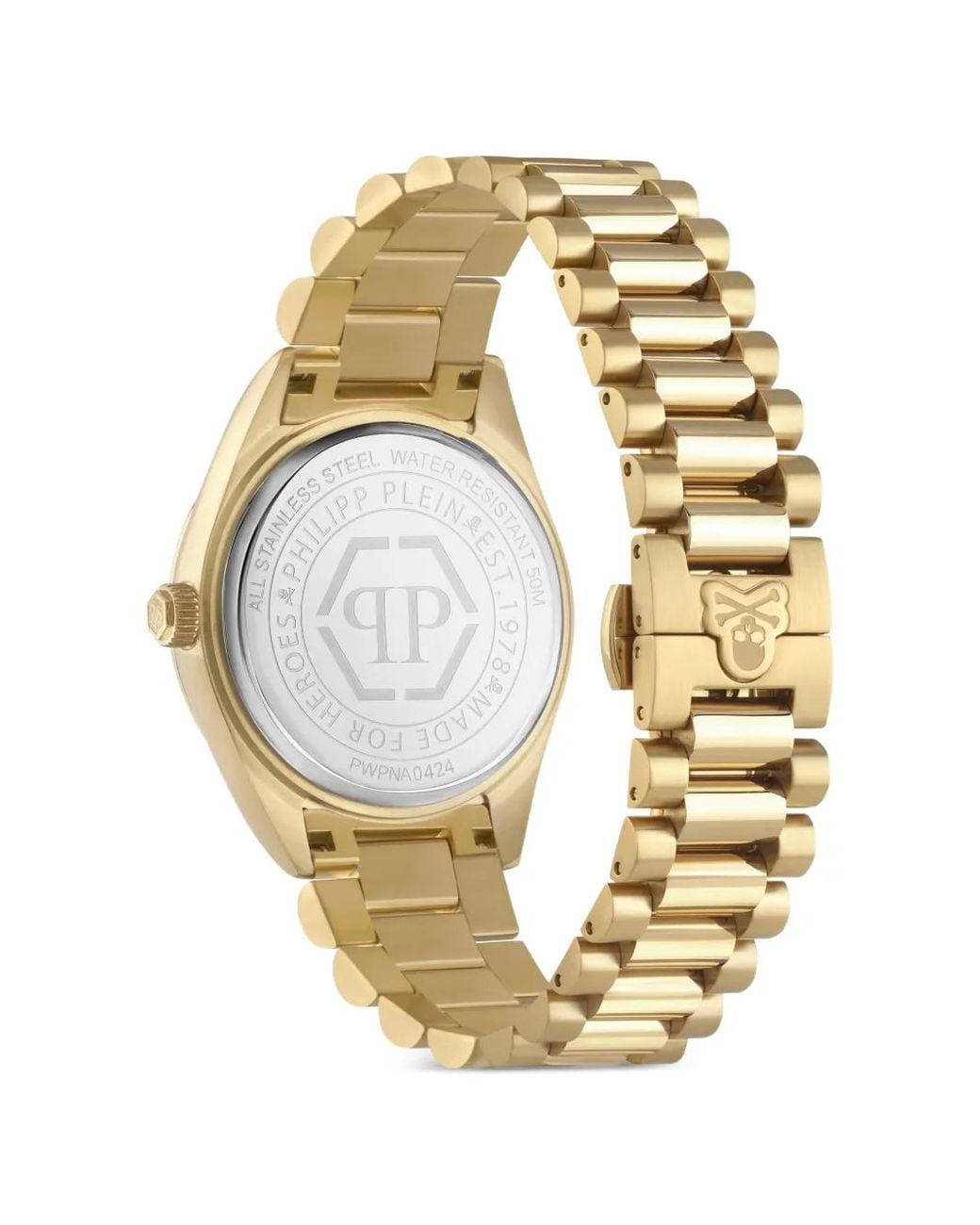 Philipp Plein Metallic Date Superlative 42Mm Watch for men