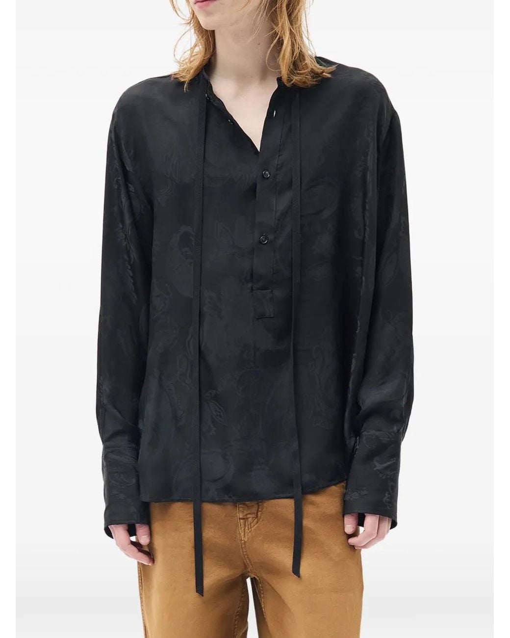 Ann Demeulemeester Bertil Overhemd in het Black voor heren