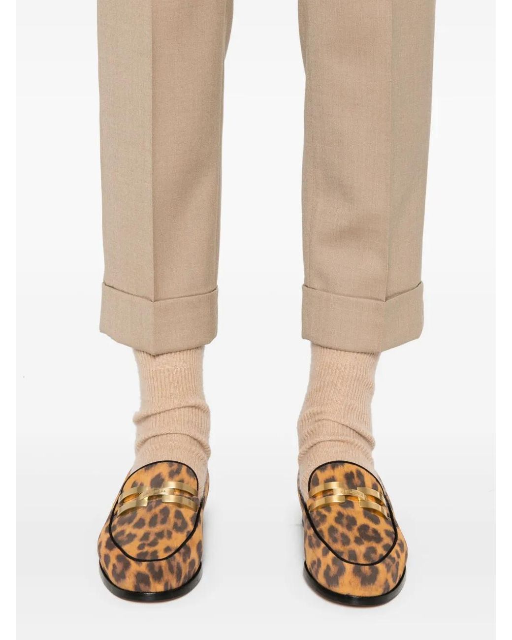 Peserico Natural Straight-Leg Tailored Trousers