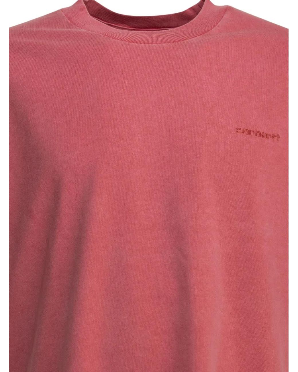 Carhartt Pink Benton T-Shirt for men
