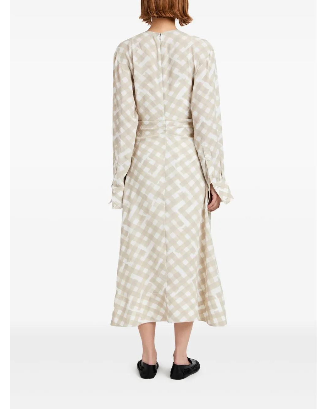 Proenza Schouler Natural Keria Midi Dress