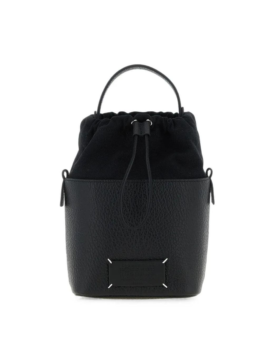 Maison Margiela Black 5Ac Small Bucket Bag