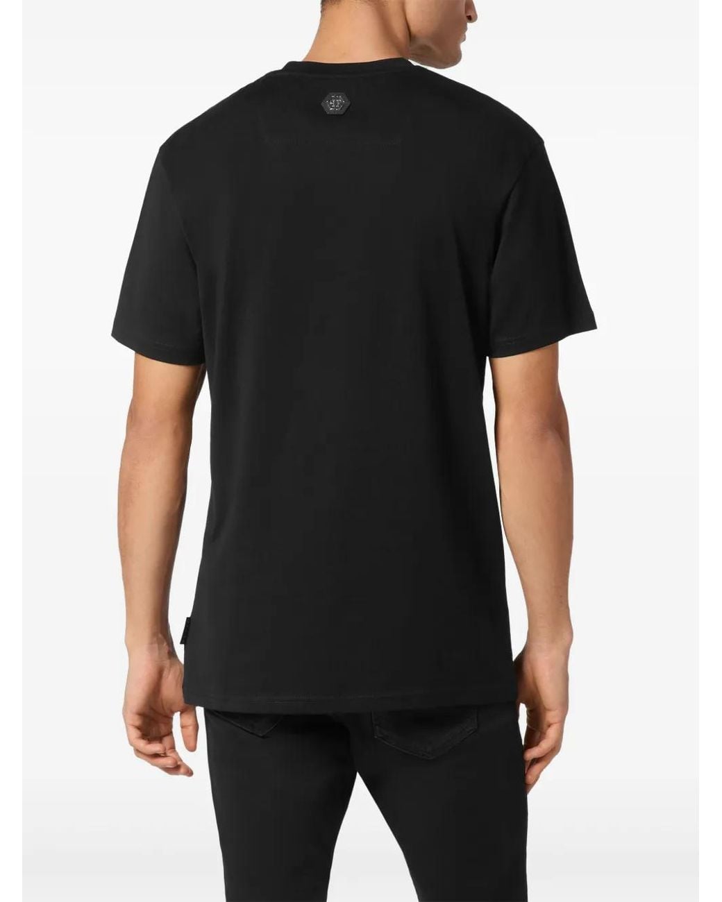 Philipp Plein Black Racing Club T-Shirt for men