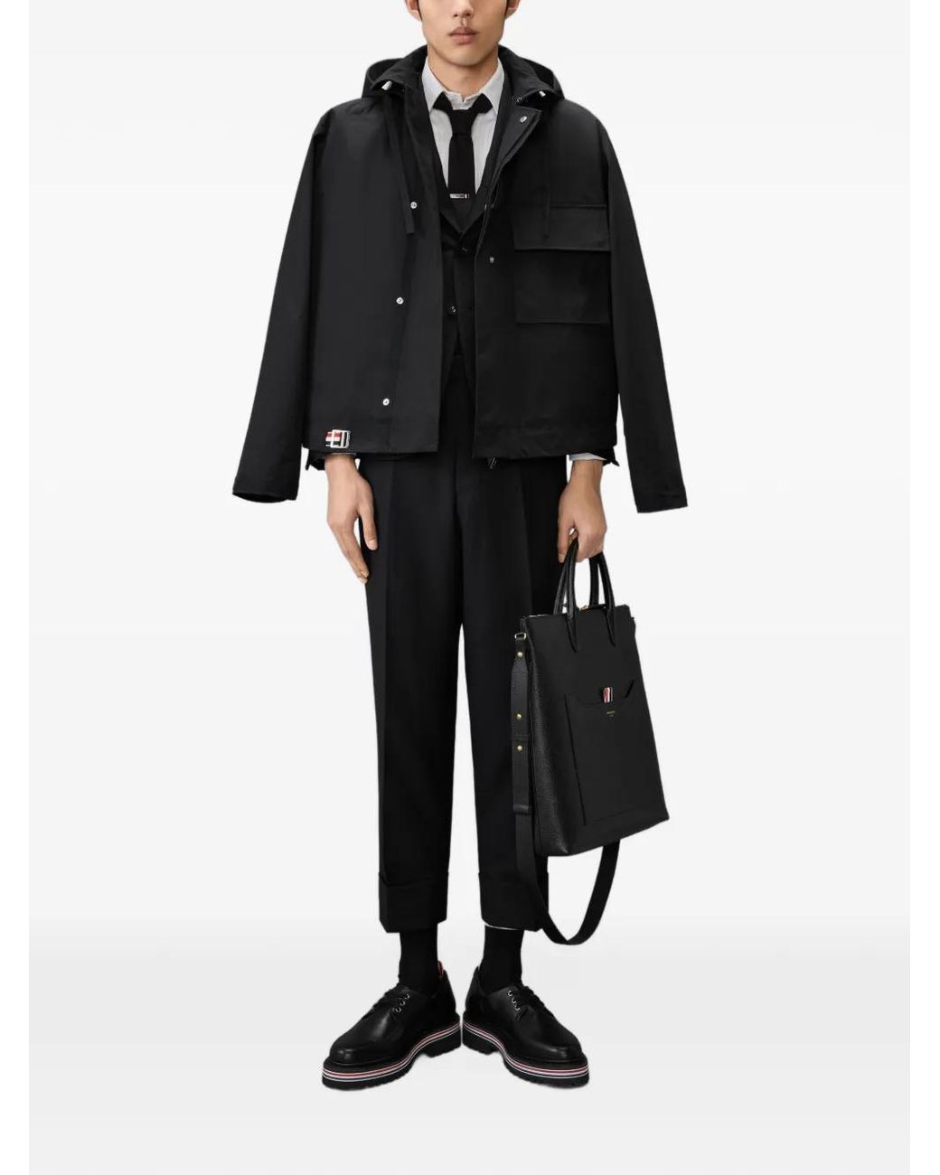 Thom Browne Black Mariner Jacket for men