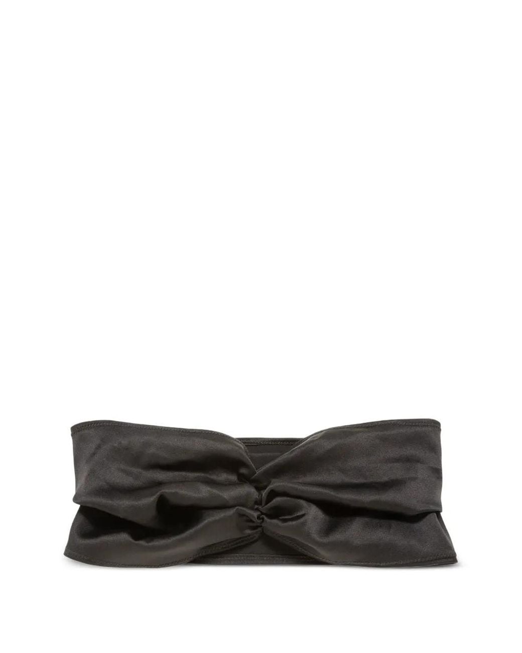 Jennifer Behr Black Norma Twisted Head Wrap