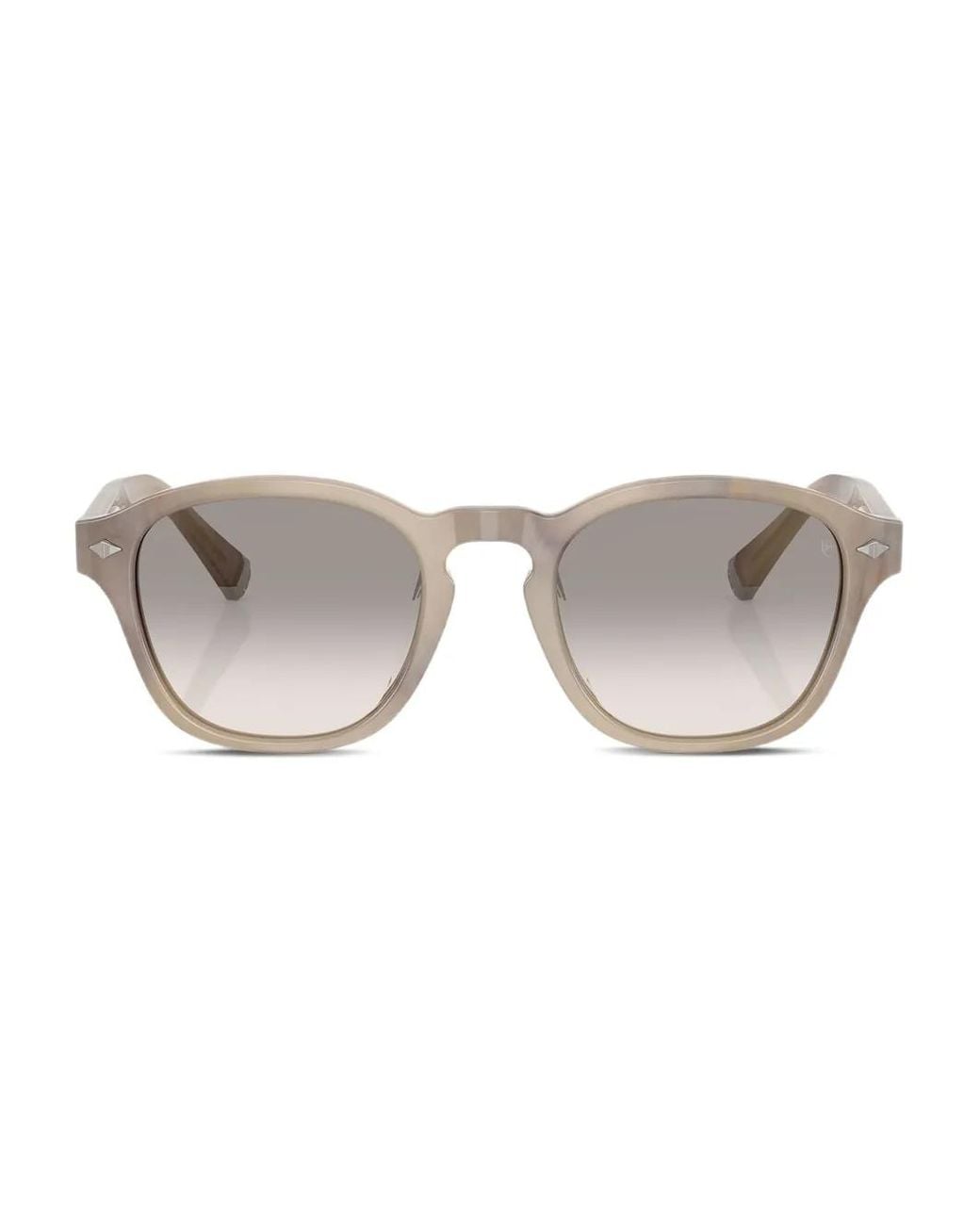 Brunello Cucinelli Gray Round-Frame Sunglasses for men