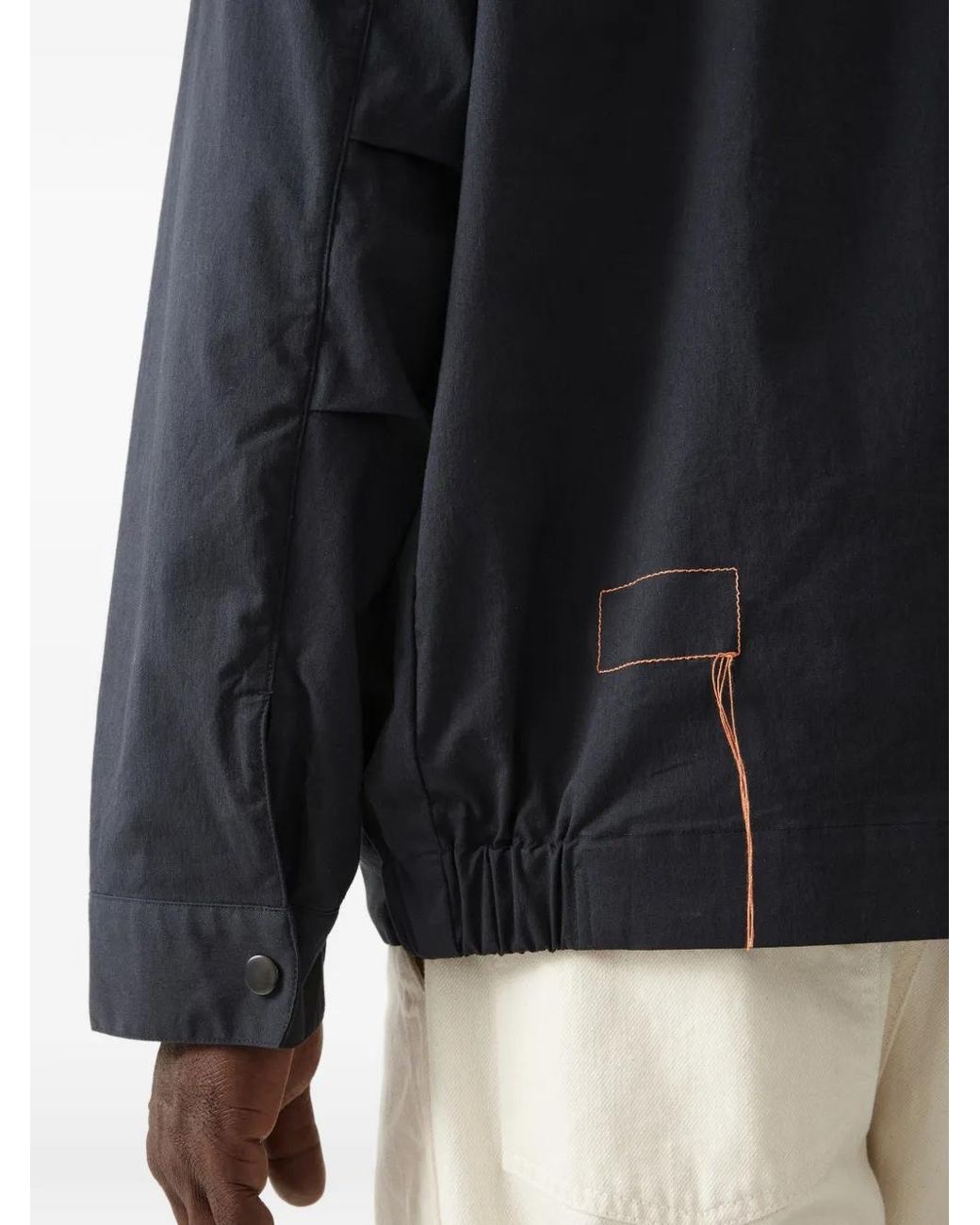 Fortela Blue Tpage Zip-Up Jacket for men