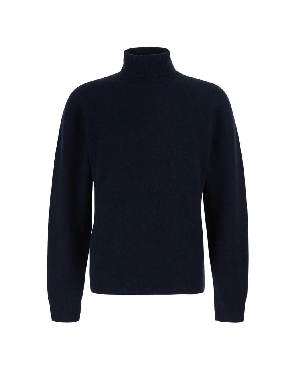 Roberto Collina Blue Roll-Neck Knitted Sweater for men