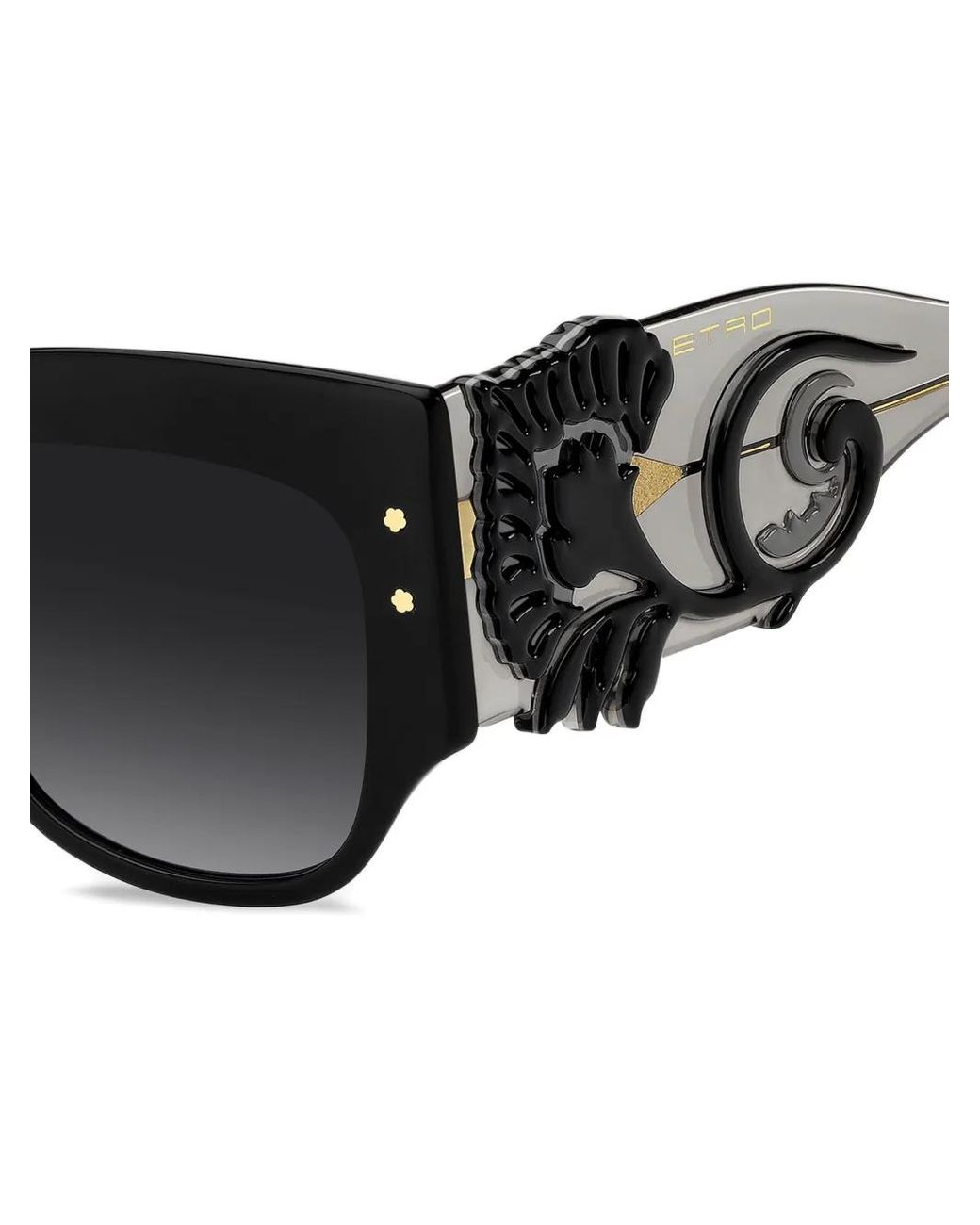 Etro Black Blossom Sunglasses