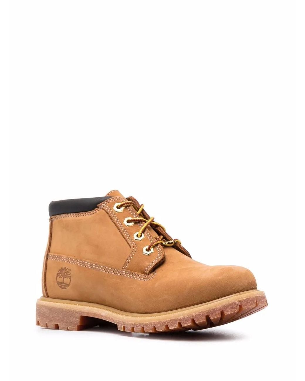 Timberland Brown Boots Orange