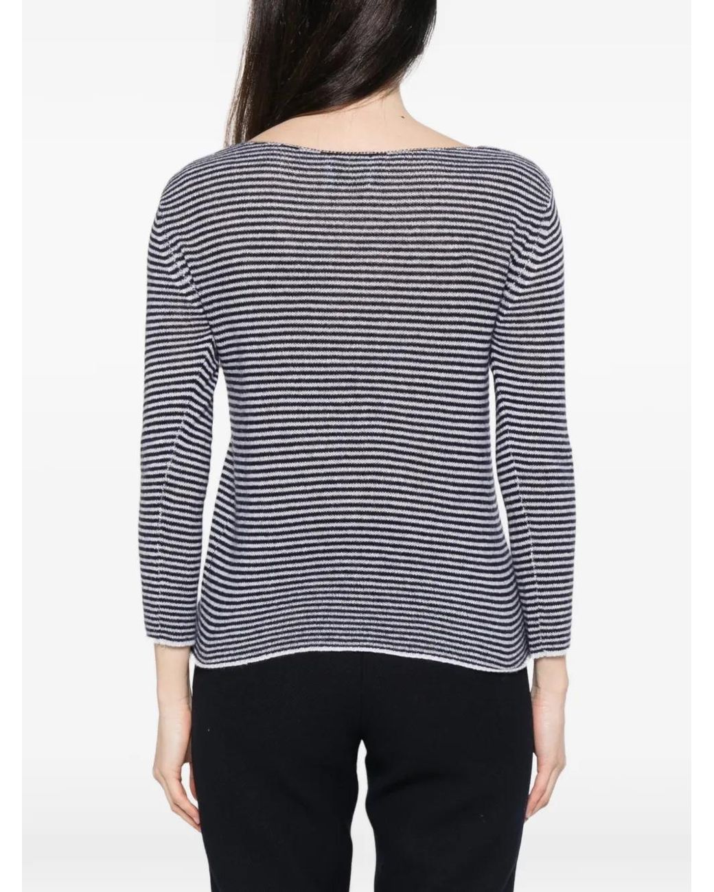Be You Blue Striped Top